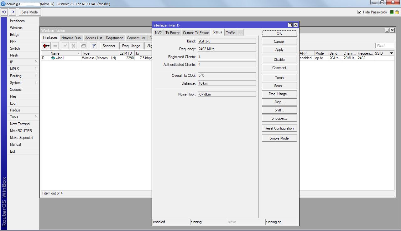 Mikrotik admin